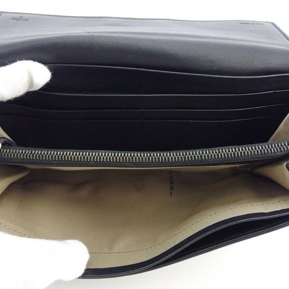 FENDI wallet Zukkino beige canvas �~ leather Authentic used - Picture 5 of 9